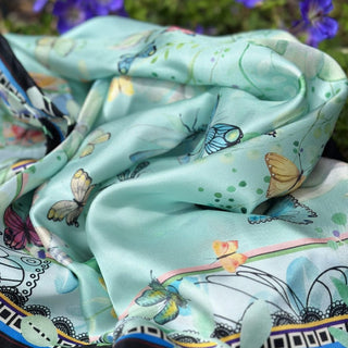 Silketørklæde, Butterfly Garden