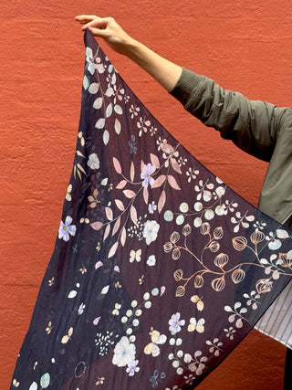 Bomuldstørklæde, Authumn Blues