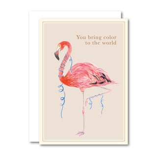 Lille foldet kort, Flamingo