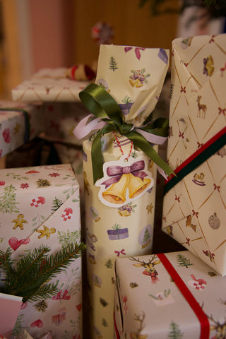Gavemærker, 10 stk, Christmas Bells Mix