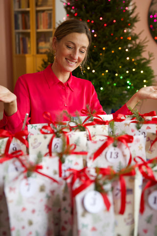 Gavemærker, 24 stk, Christmas Countdown