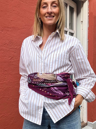 Bomuldstørklæde, Love Dove, Pink