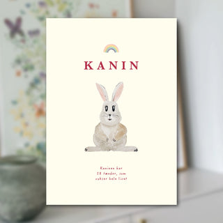 Plakat, Kanin