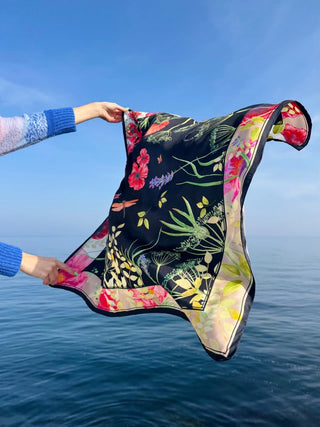 Silketørklæde, Wild Poppy