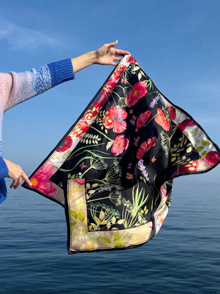 Silketørklæde, Wild Poppy