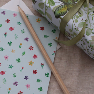 Foldet kort, Botanicals, Petit Blue