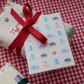 Lille foldet kort, Gifts