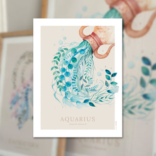 Plakat, Aquarius / Vandbæreren
