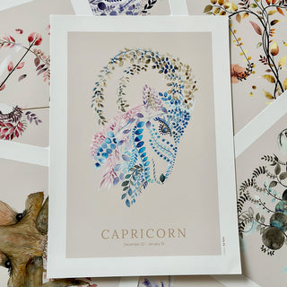 Plakat, Capricorn / Stenbukken