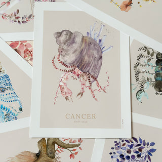 Plakat, Cancer / Krebsen