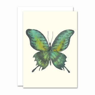 Lille foldet kort, Green Butterfly