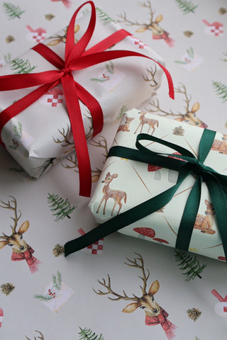 Gavepapir, 5 m, Bambi