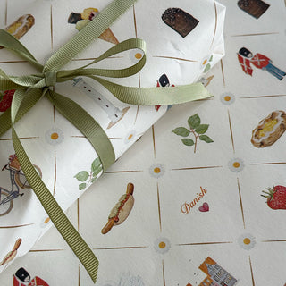 Gavepapir, 5 m, Danish