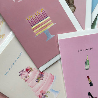 Foldet kort, Happy birthday