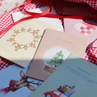 Foldet kort, Julehjerte