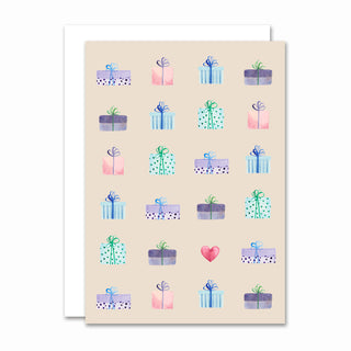 Lille foldet kort, Gifts