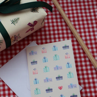 Lille foldet kort, Gifts