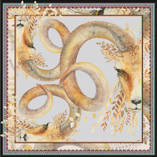 Silketørklæde, Zodiacs, Aries / Vædderen