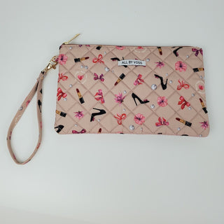 Quiltet Clutch, Lipstick