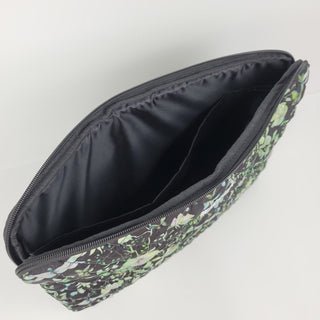 Quiltet Computersleeve, Green Butterflies