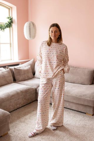 Danish Christmas Sweatset til voksne med motiv af Annemette Voss