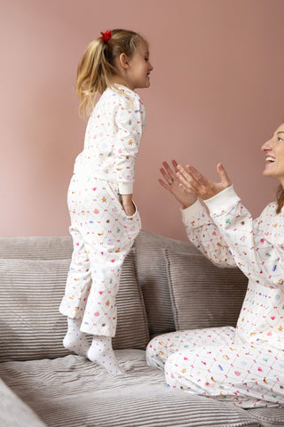 Danish Christmas Sweatset til børn med motiv af Annemette Voss