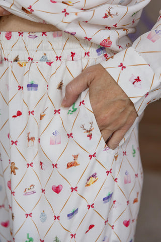 Danish Christmas Pyjamas med motiv af Annemette Voss