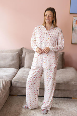 Danish Christmas Pyjamas med motiv af Annemette Voss