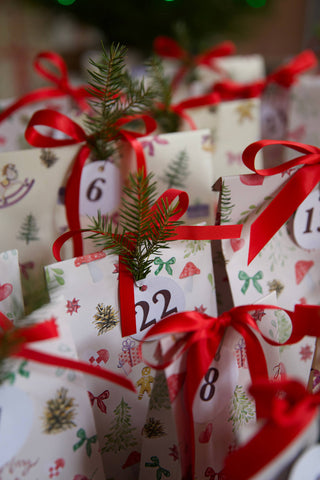 Gavemærker, 24 stk, Christmas Countdown