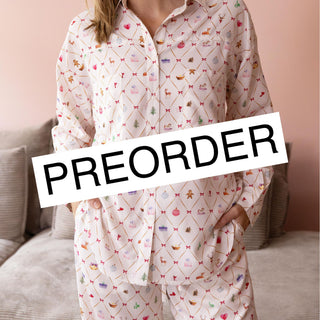 Danish Christmas Pyjamas med motiv af Annemette Voss
