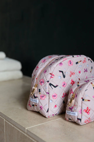 Quiltet Toilettaske, Lipstick