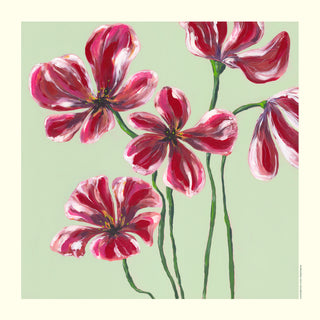 Plakat, Red Flowers