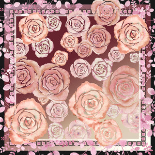 Parisian Rose, Square Silke Scarf