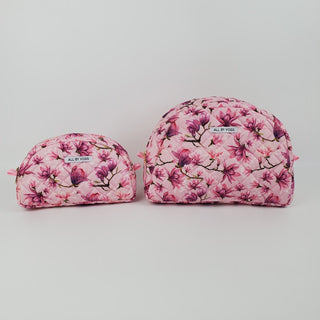 Quiltet Kosmetikpung, Pink Magnolia