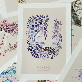 Plakat, Virgo / Jomfruen