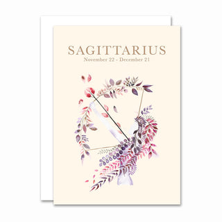 Foldet kort, Zodiacs, Sagittarius / Skytten