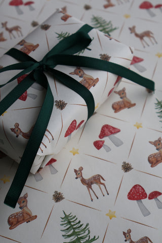 Gift wrapping paper, 5 m, Bambi