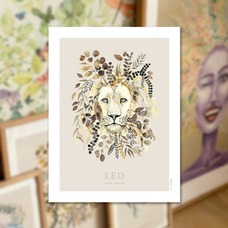 Plakat, Zodiacs, Leo / Løven