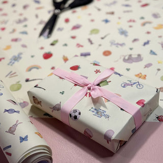 Gift wrapping paper, 5 m, Play