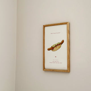 Plakat, Danish, Hotdog