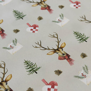 Gift wrapping paper, 5 m, Deer