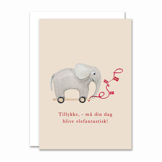 Lille foldet kort, Play, Elefant