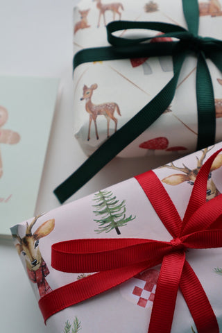 Gift wrapping paper, 5 m, Bambi