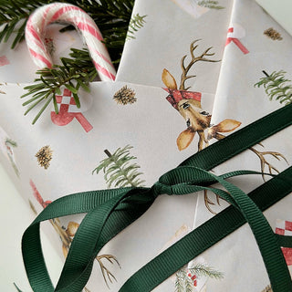 Gift wrapping paper, 5 m, Deer