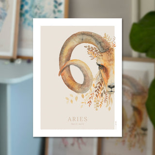 Plakat, Zodiacs, Aries / Vædderen