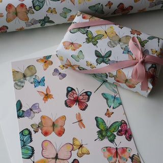 Gift wrapping paper, 5 m, Butterflies