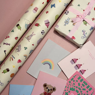 Gift wrapping paper, 5 m, Play